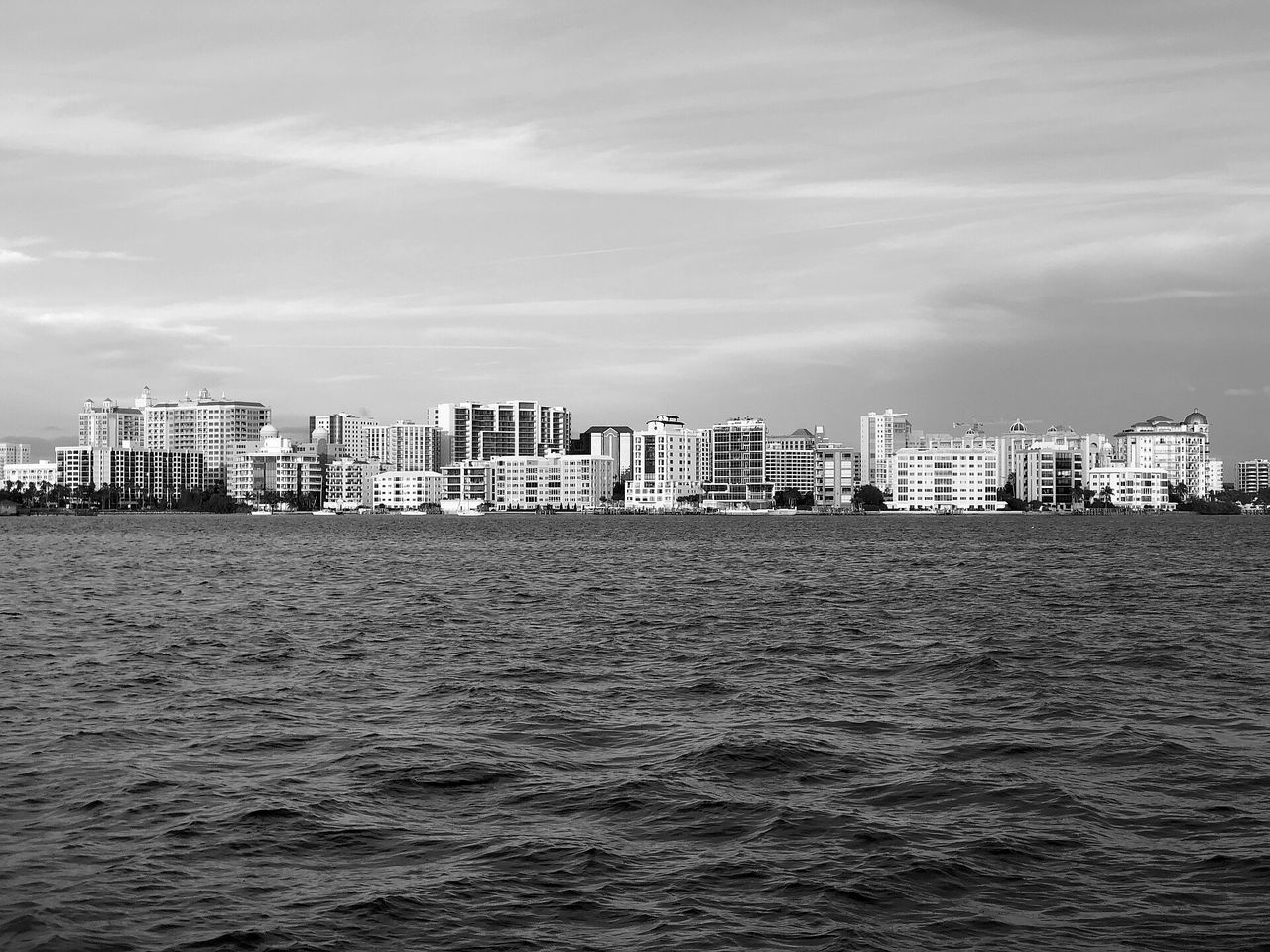 The Sarasota skyline across the bay